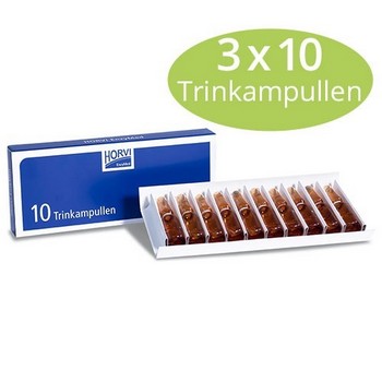 Horvi-Enzym-Crotalus mite Trinkampullen (3 x 10)