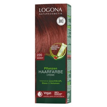 PFLANZEN HAARFARBE Creme 220 weinrot