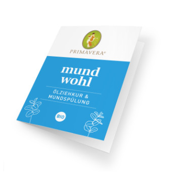 Probe Mundwohl Ölziehkur und Mundspülung Primavera